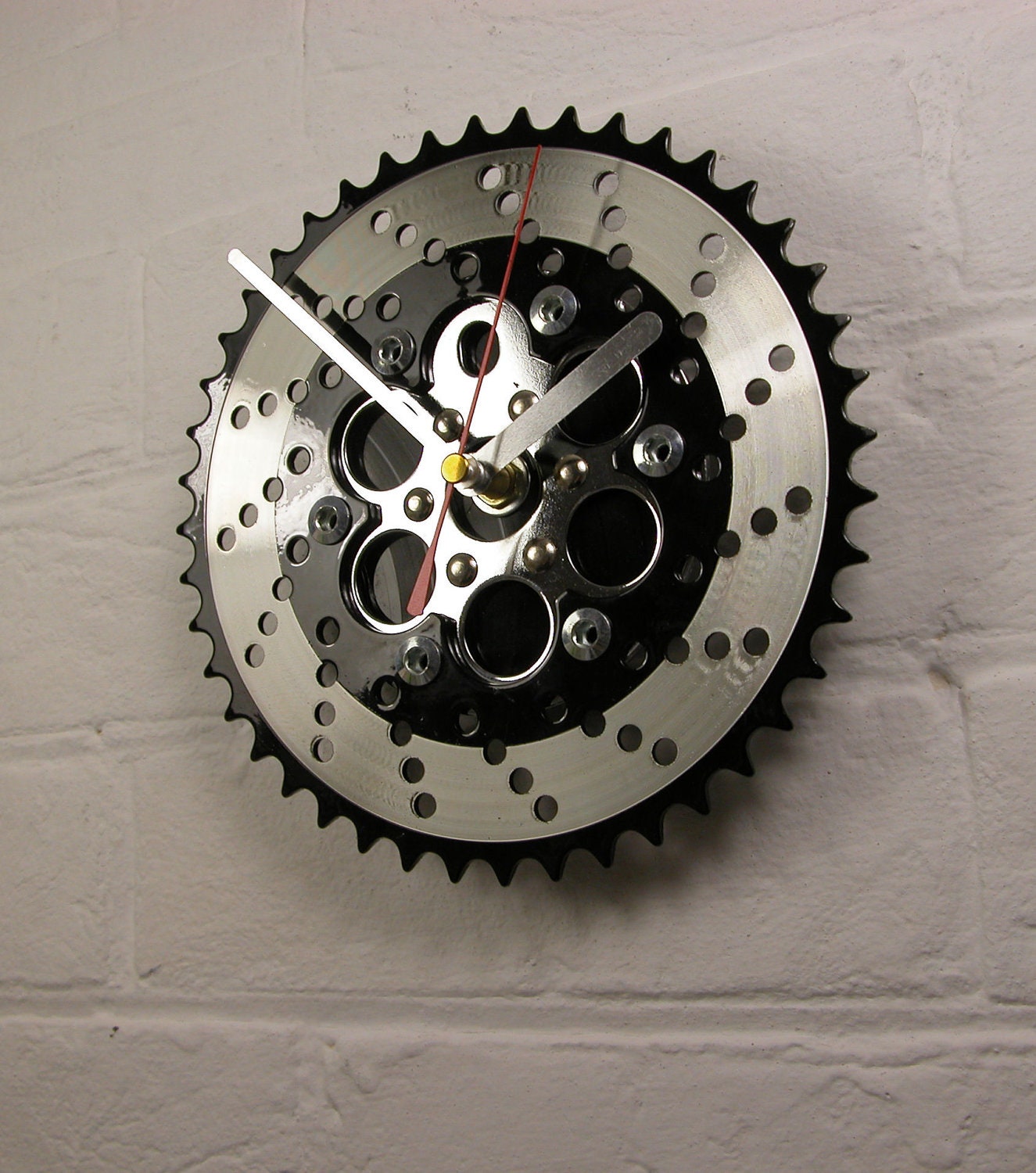 BMX Two Tone Chainring Clock