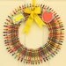 Color Me Merry Crayon Wreath // Teacher Wreath // Colorful Crayon Wreath // Kids Wreath // Gifts for Teachers