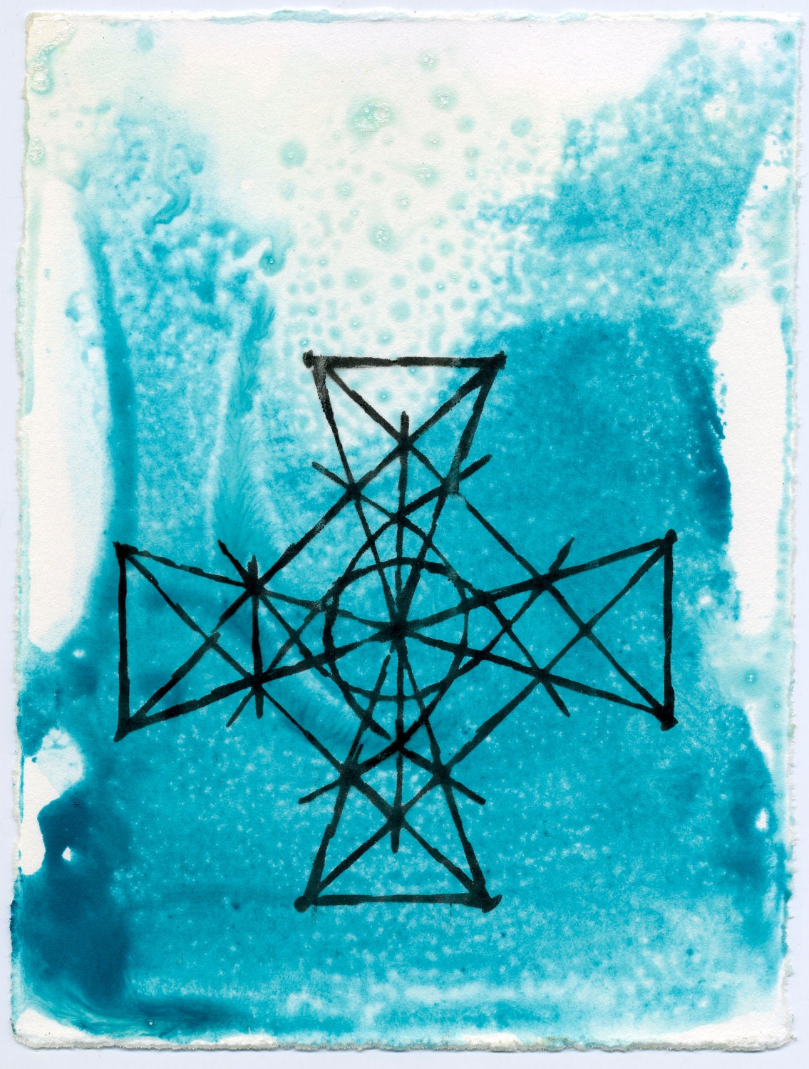 Sea Map 2 - Screenprint