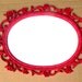RESERVED FOR JEFFREY . . . Large White Palmette Syroco Mirror . . . 2" x 19" x 29" long . . . Empire Style