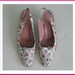 Vintage PRADA Floral Slingback Sandals Sz. 39 / 8.5