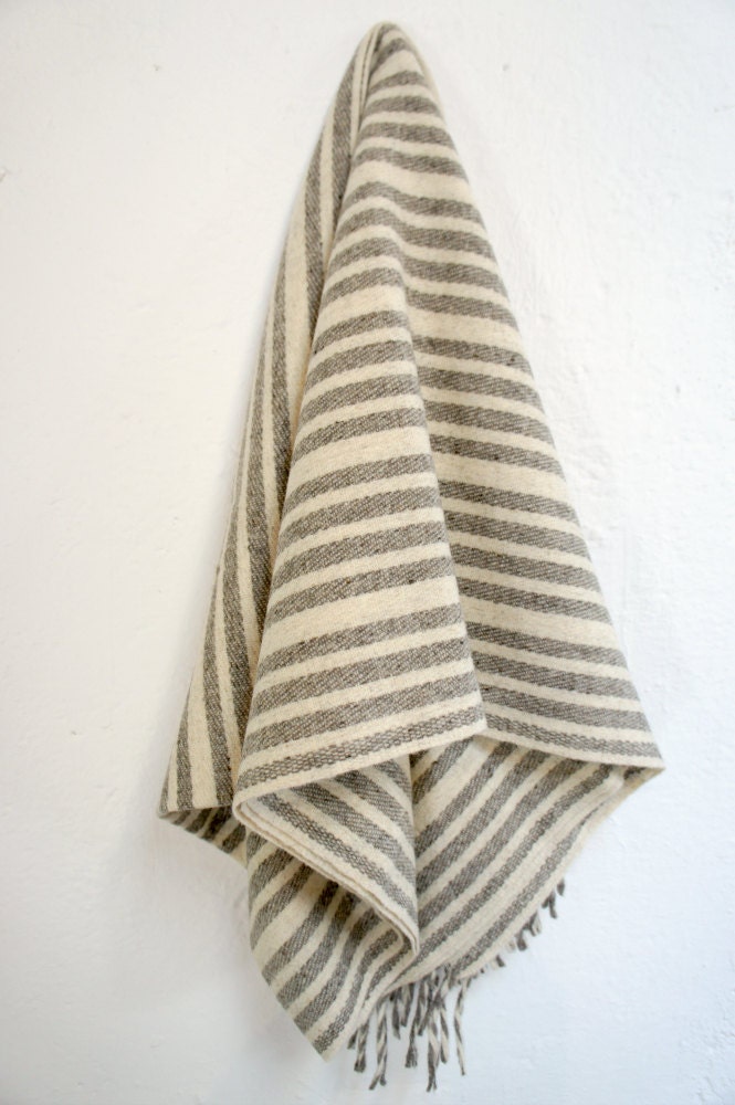 MARFA 100% Pure Virgin Wool Blanket/Throw/Sarape
