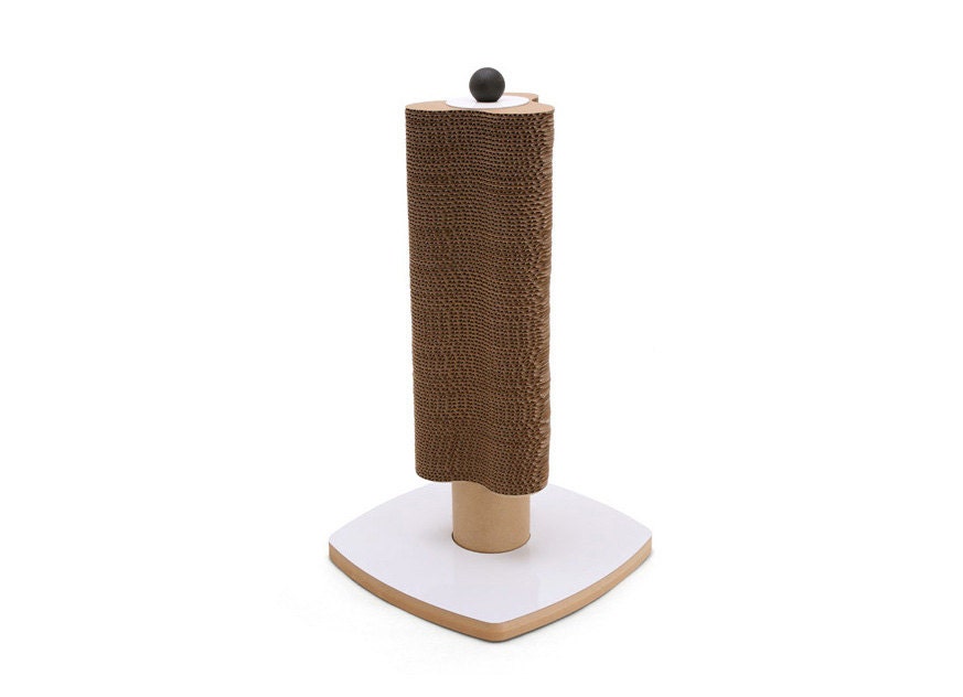 Trio Black Scratch Tower - Modern Cardboard Cat Scratching Tower
