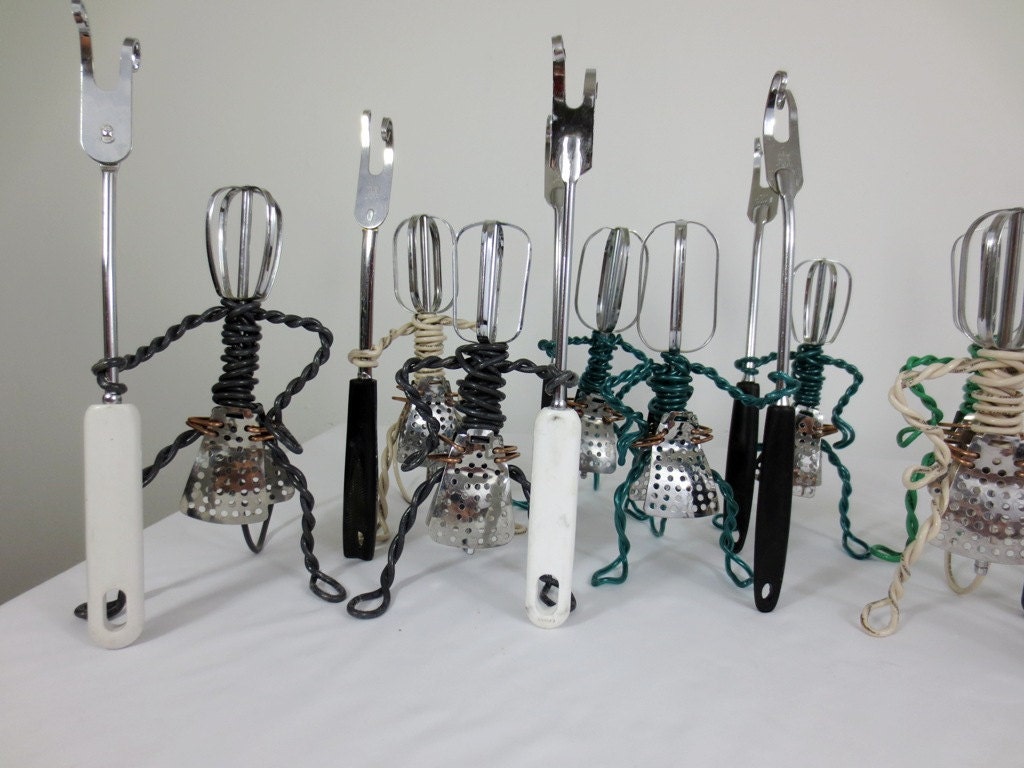 The Elite  Kitchen Guard, A Trio of Beater Monkeys Repurposed Odditites