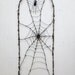 Spider In A Tattered Web Barbed Wire Garden Trellis Made to Order