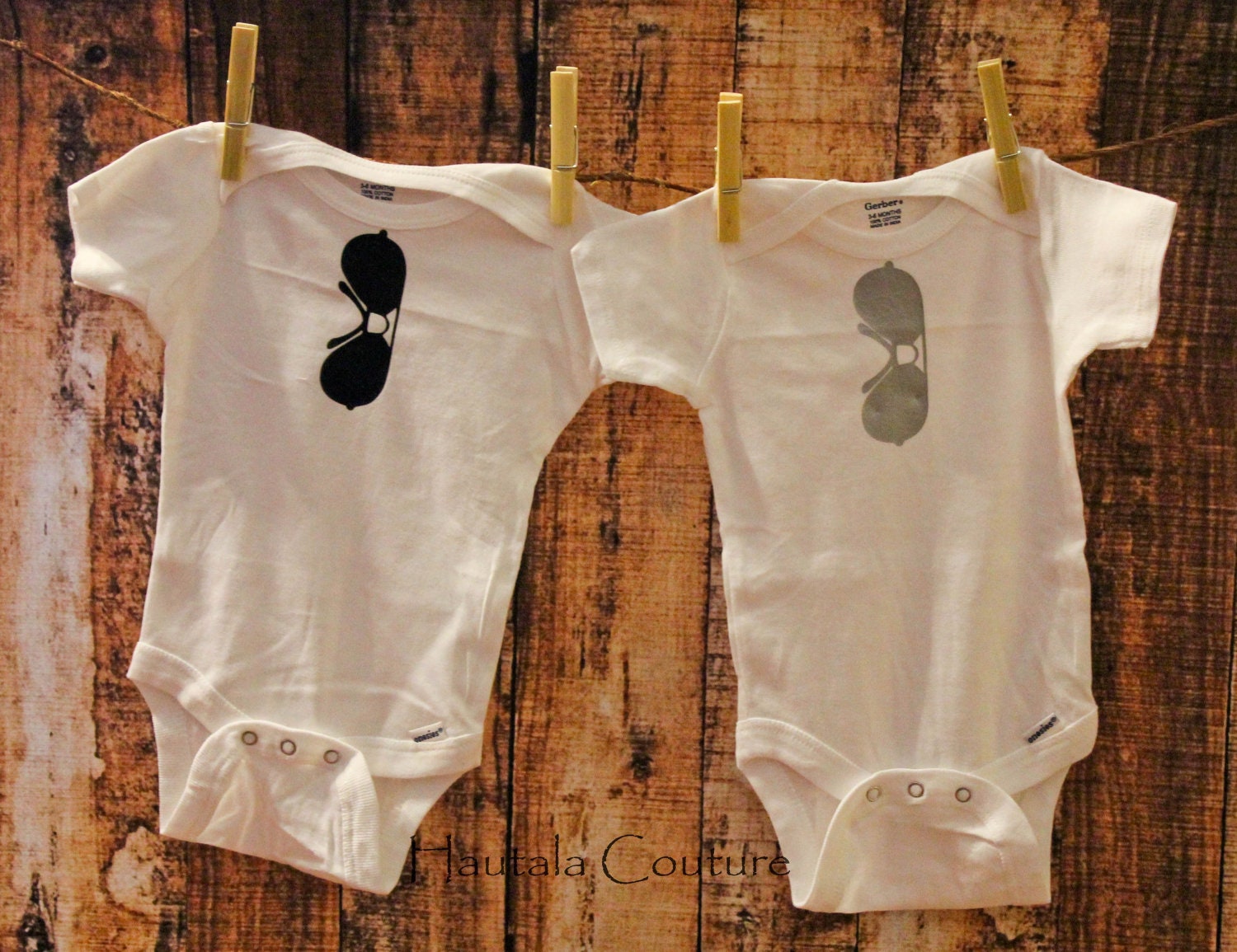 Twins Onesie Set Aviators
