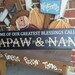 Some of my greatest blessings personalized grandparent sign
