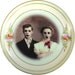 Zombie Love, Wedding Portrait - Altered Vintage Plate