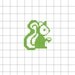 Squirrel Counted Cross Stitch PDF Pattern