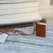 Book Necklace: Small, Autumnal Nutty Brown.