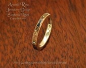 SALE -Mokume Gane Wave Double Ring/Fine Silver Liner by Stephenie Lynch. Size 6 (U.S.) Size M.
