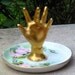 Rest Your Rings In My hand Great Ring holder pink Roses