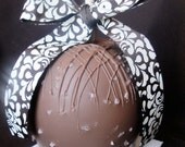Pink Himalayan Salt  Caramel Apple with Belgian Chocolate