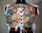 Strumpets Delight LuLu White's Corset Underbust Crop Vest