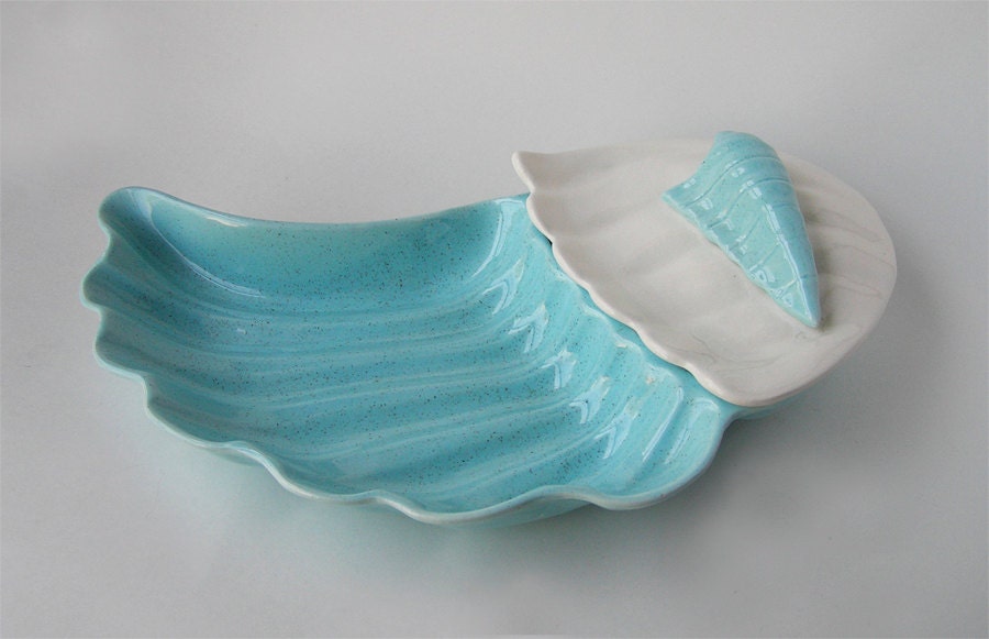 Retro California Pottery Serving Dish