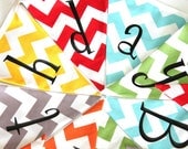 Happy Birthday Large Fabric Buntings - Multi Colored Chevron Il_170x135
