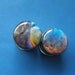 Galaxy picture plugs gauges embedded resin filled - Made to Order 9/16, 5/8, 3/4, 7/8, 1"
