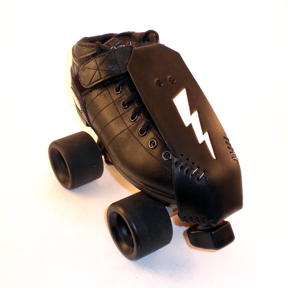 Roller Derby Toe Guards - White Lightning
