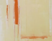 Large Abstract Acrylic Painting on Canvas,tkafka,tracey kafka,Orange Kiss