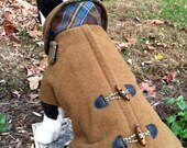Wool Army Blanket Pea Coat for dogs