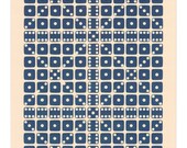 Letterpress Dice Print - Gamma Cephei