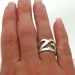 Date Ring, Sterling Silver Custom Anniversary Ring, Personalized Jewelry