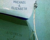 Boat Reflections Personalized 8x10 Inch Matted Photograph- Unique Wedding, Anniversary, Valentine's Day Gift