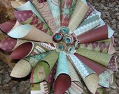 Handmade Christmas Paper Wreath