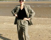 Vintage 1980s Lauren Ralph Lauren Trouser suit Size 12