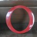 Vintage Cast Aluminum-Metal 10" Sign Letter O Red