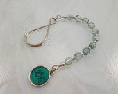 Bead Keychain Dangle Glass Beads Key Chain