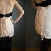1930s 1940s peach corset / lacing hooks eyes/ s sm m