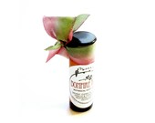 Bonfire Rose Botanical Perfume Oil, Woodsy Incense Rose, 100% Natural Perfume, Organic, Vegan, 1/8 oz (3.7 ml) Glass Jar