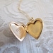 SALE - Locket / Heart Shaped Locket with Diamond Chip c.1960s