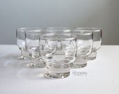 6 Eva Zeisel Stockholm Federal Glass Tumblers