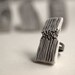 Fragment - An earthy porcelain ring with details of mushrooms