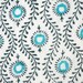 1m Indian Cotton Block Print Fabric: Mayura
