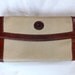 Dooney and Bourke wallet / vintage 1980s Dooney and Bourke Leather Check book Wallet Change Purse