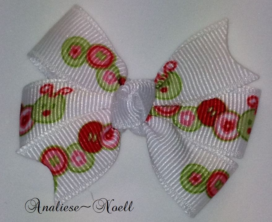 Caterpillar Pinwheel Bow (Small)