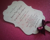 Fan Wedding Program (Set of 50)