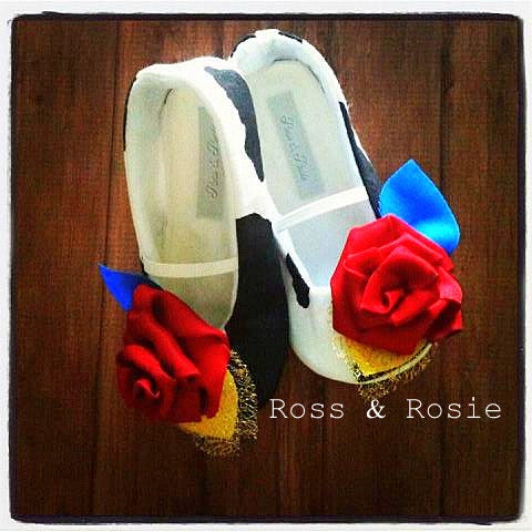 Handmade Baby Toddler Girls Soft Soled Shoes Booties & Ballet Flats...Jessie