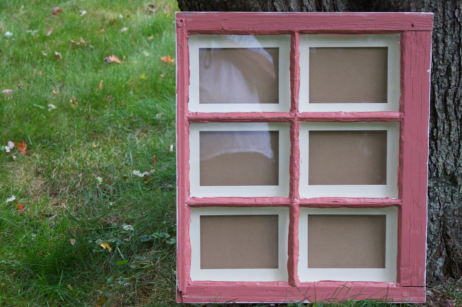 Vintage Window Picture Frame - 6 pane //Repurposed / Recycled / Reclaimed