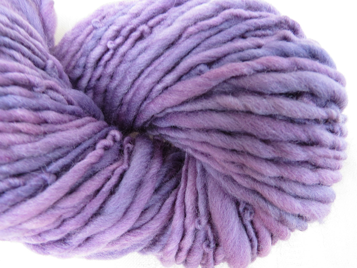 Deep Space Handspun Purple Art Yarn 120 yards - Funkyarns