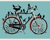 Bird Bike silkscreen