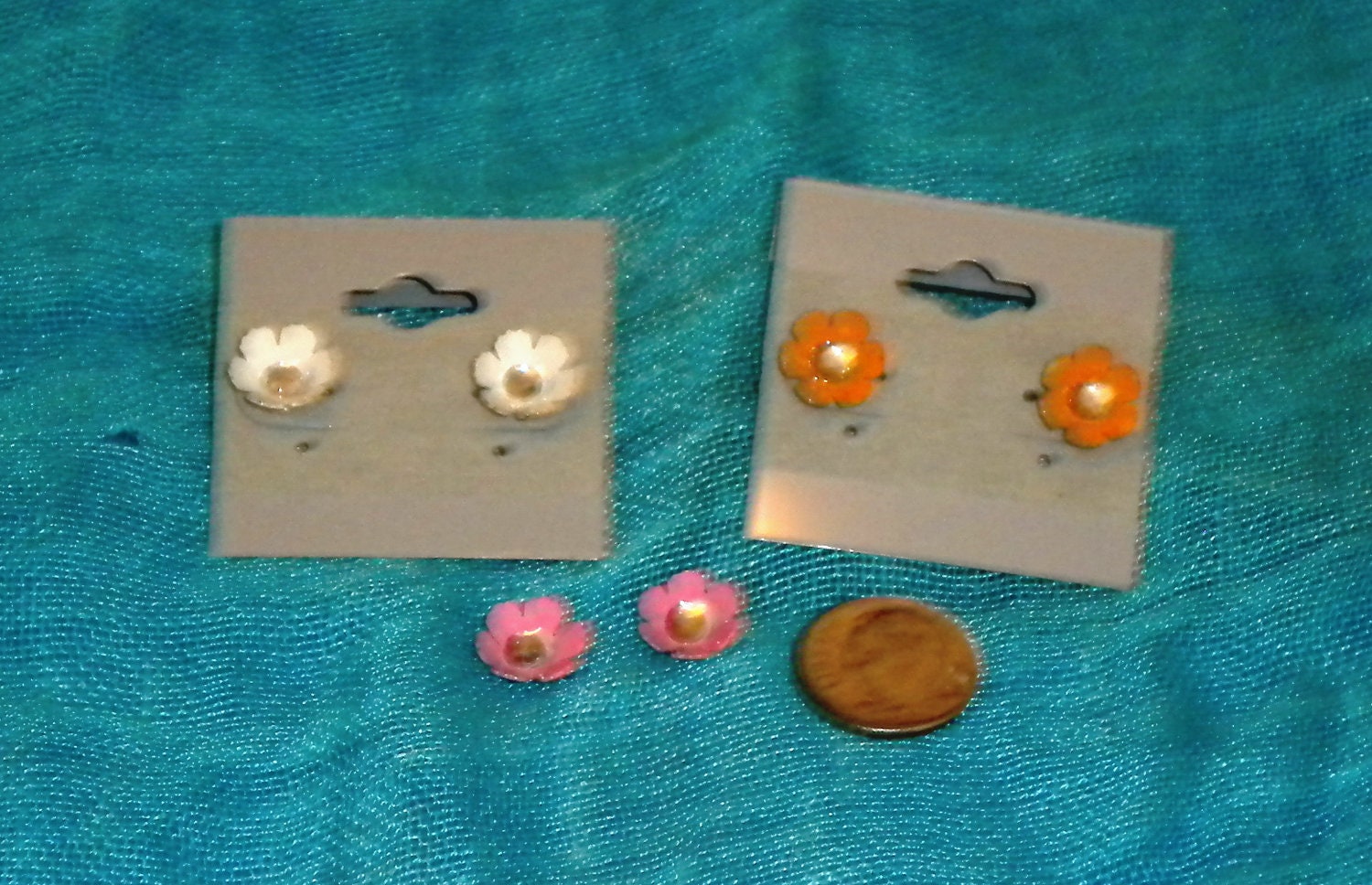 Cute Little Flower Earrings Perfect For the Little Girls and Pre-Teens