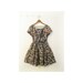 1940s-1950s LOVELY rose floral garden dress