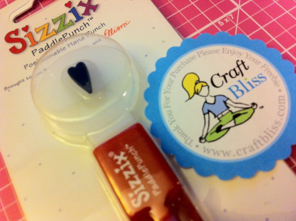 Sizzix Paddle Punch Heart Primitive No. 2 38 0823 Brand New In Package Il_570xn