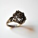 Baroque Bronze Ring Vintage Flower Ring