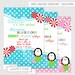 Winter Candyland - Wonderland - Onederland - Printable Party Invitation - Petite Party Studio