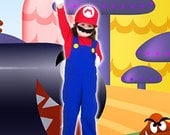 Mario Bros Costume --- Mario Costume (4 pieces set)